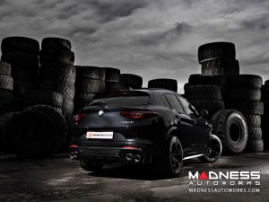 Alfa Romeo Stelvio Performance Exhaust - 2.9L QV - Ragazzon - Evo Line - Axle Back - Dual Exit/ Quad Carbon Tips